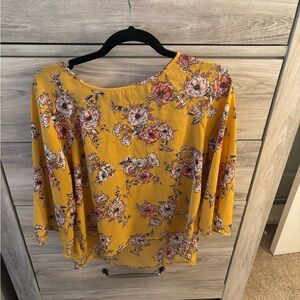 Papermoon Yellow Floral Blouse